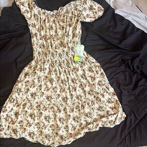 Floral Off-Shoulder Dress